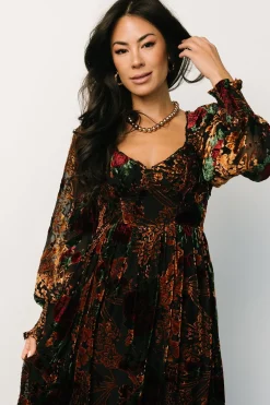 Best Marlow Velvet Embossed Dress | DRESSES | WEDDING SUITE