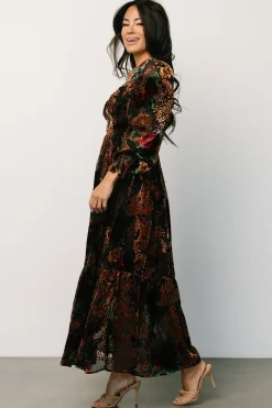 Best Marlow Velvet Embossed Dress | DRESSES | WEDDING SUITE