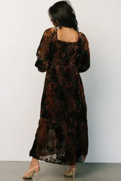 Best Marlow Velvet Embossed Dress | DRESSES | WEDDING SUITE