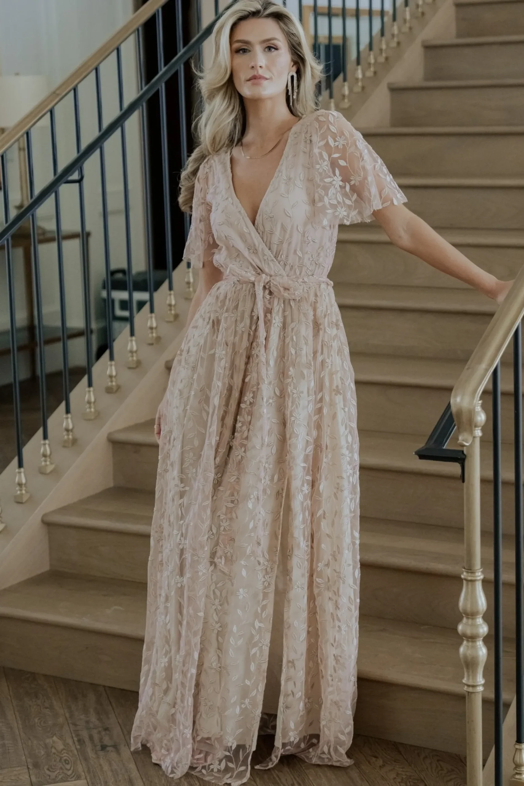 Online Marseille Embossed Maxi Dress | SALE