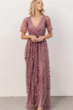 Fashion Marseille Embossed Maxi Dress | SALE