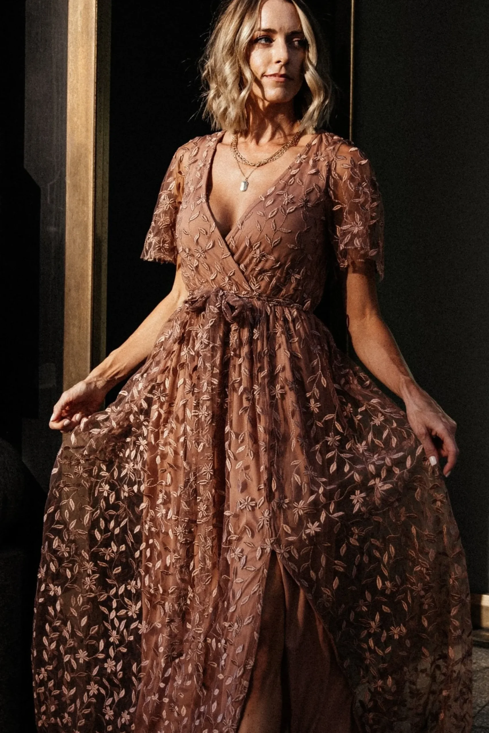 Shop Marseille Embossed Maxi Dress | SALE