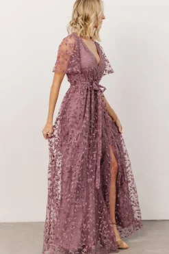 Fashion Marseille Embossed Maxi Dress | SALE