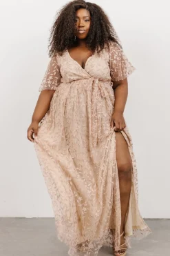 Online Marseille Embossed Maxi Dress | SALE