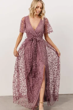 Fashion Marseille Embossed Maxi Dress | SALE