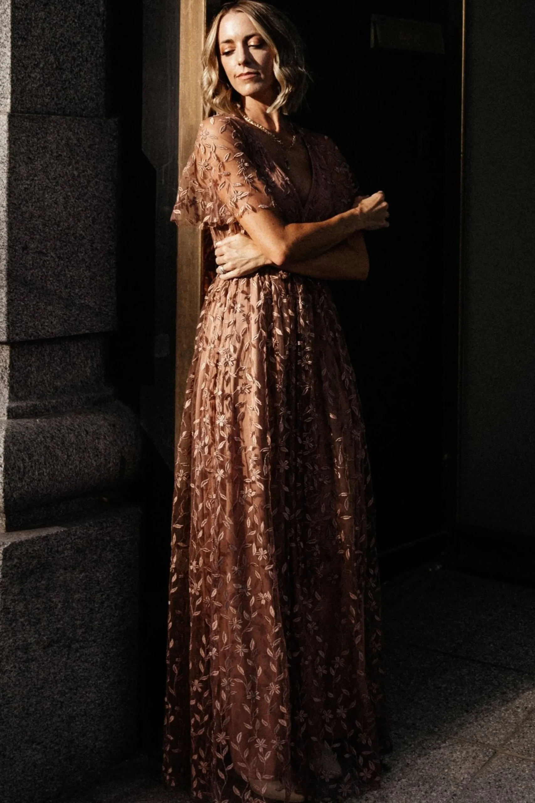 Shop Marseille Embossed Maxi Dress | SALE