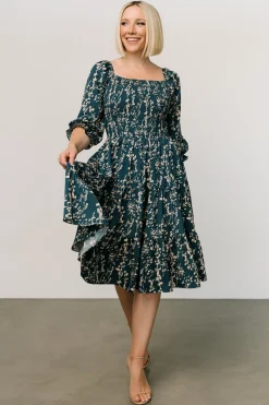 Clearance Marta Smocked Midi Dress | SALE