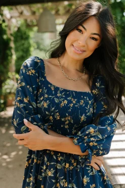 Store Marta Smocked Midi Dress | SALE