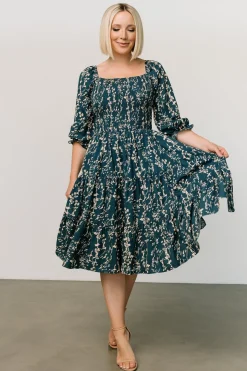 Clearance Marta Smocked Midi Dress | SALE