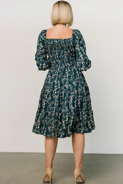 Clearance Marta Smocked Midi Dress | SALE