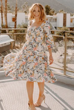 Best Marta Smocked Midi Dress | SALE