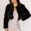 Clearance Maserati Crop Faux Fur Coat | outerwear