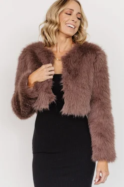 Clearance Maserati Crop Faux Fur Coat | outerwear