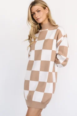 Online Mattie Checkered Sweater Dress | sweaters