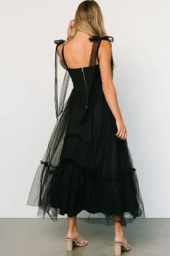 Sale Mavani Swiss Dot Tulle Maxi Dress | tulle styles