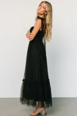 Sale Mavani Swiss Dot Tulle Maxi Dress | tulle styles