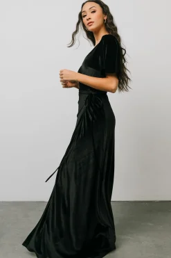 Online Meghan Velvet Wrap Maxi Dress | maxi dresses | WEDDING SUITE