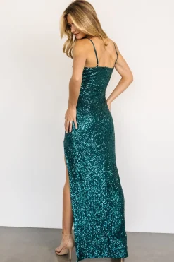 Online Melania Sequin Gown | embellished + sequined