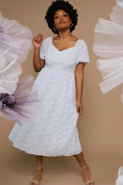 Best Sale Mildred Embroidered Midi Dress | SALE