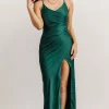 Hot Monet Satin Gown | COMING SOON