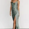 Cheap Monet Satin Gown | COMING SOON