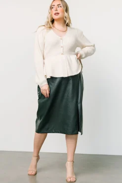 Clearance Montague Vegan Leather Skirt | skirts