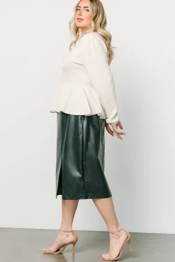 Clearance Montague Vegan Leather Skirt | skirts