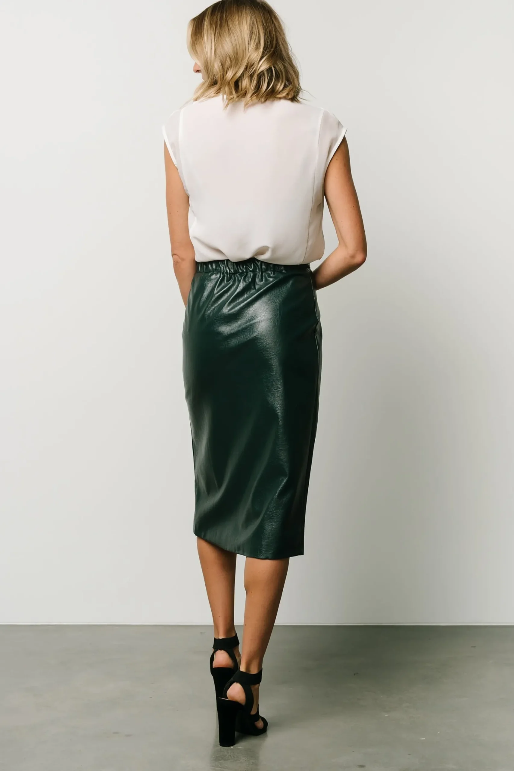 Clearance Montague Vegan Leather Skirt | skirts
