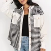 Best Montreal Houndstooth Shacket | outerwear