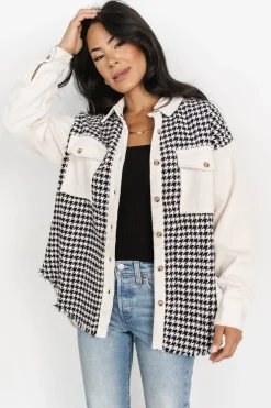 Best Montreal Houndstooth Shacket | outerwear