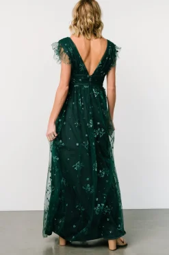 Best Sale Natalia Floral Embellished Maxi Dress | tulle styles