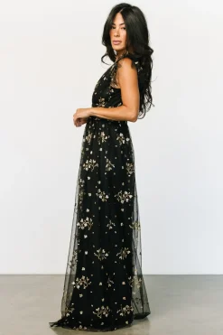 New Natalia Floral Embellished Maxi Dress | tulle styles