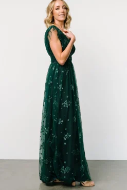 Best Sale Natalia Floral Embellished Maxi Dress | tulle styles