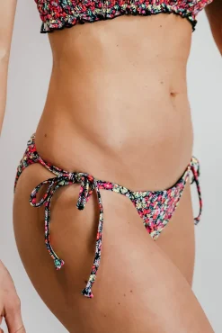 Discount Nikki Neon Floral Bikini Bottom bikini