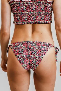 Discount Nikki Neon Floral Bikini Bottom bikini