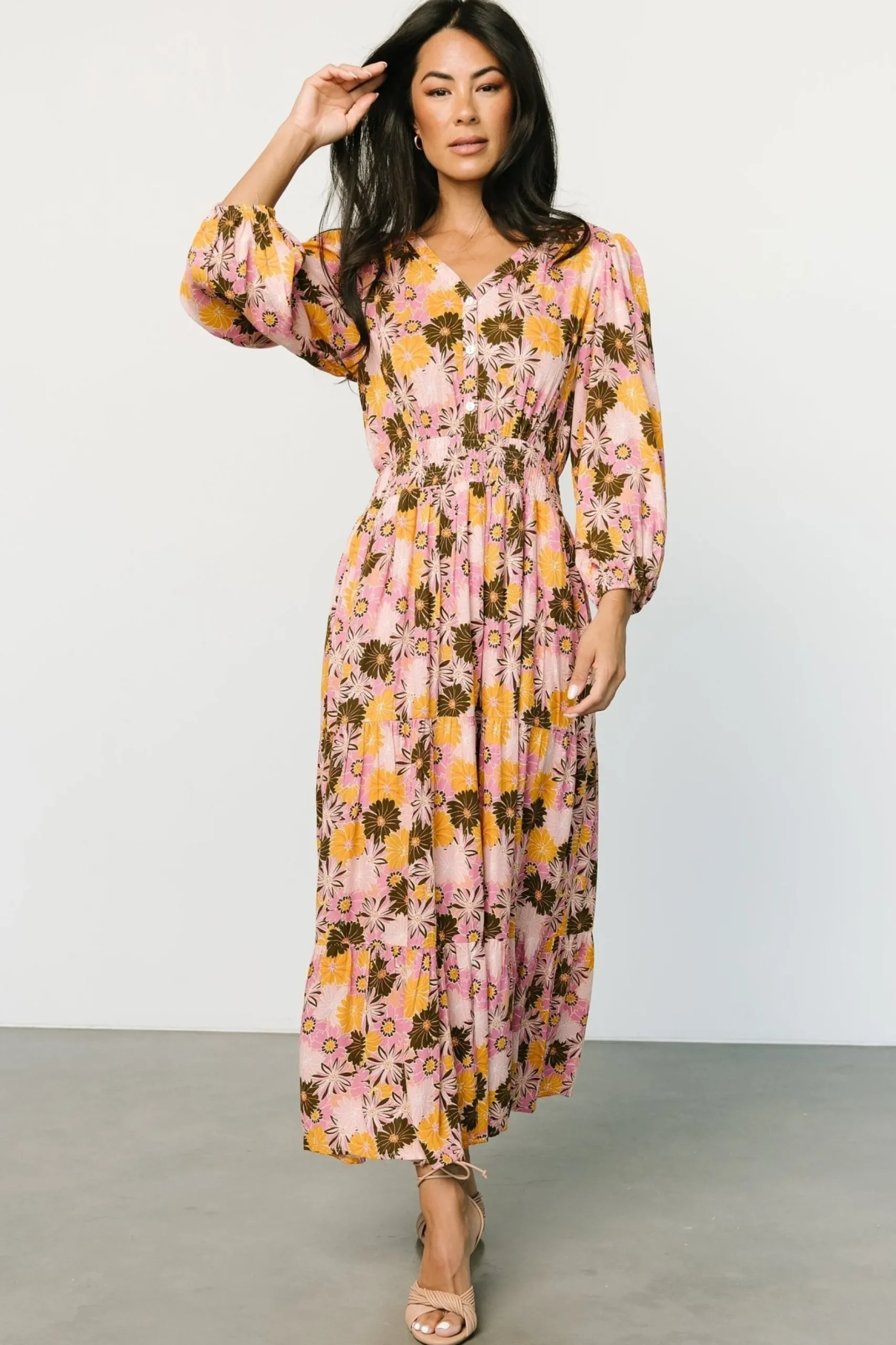 Outlet Noa Tiered Midi Dress | SALE