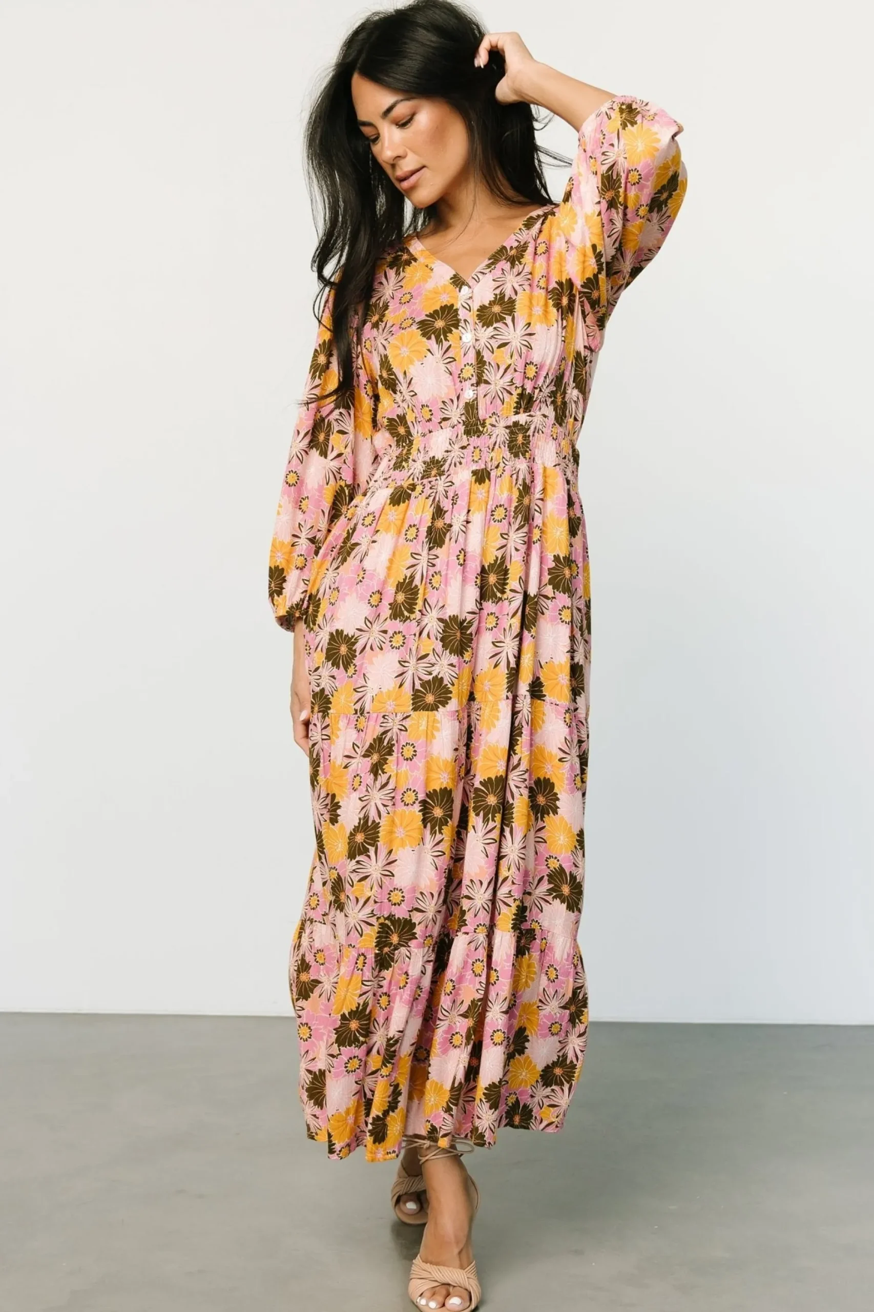 Outlet Noa Tiered Midi Dress | SALE