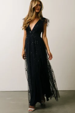 Online Nova Shimmer Maxi Dress | tulle styles
