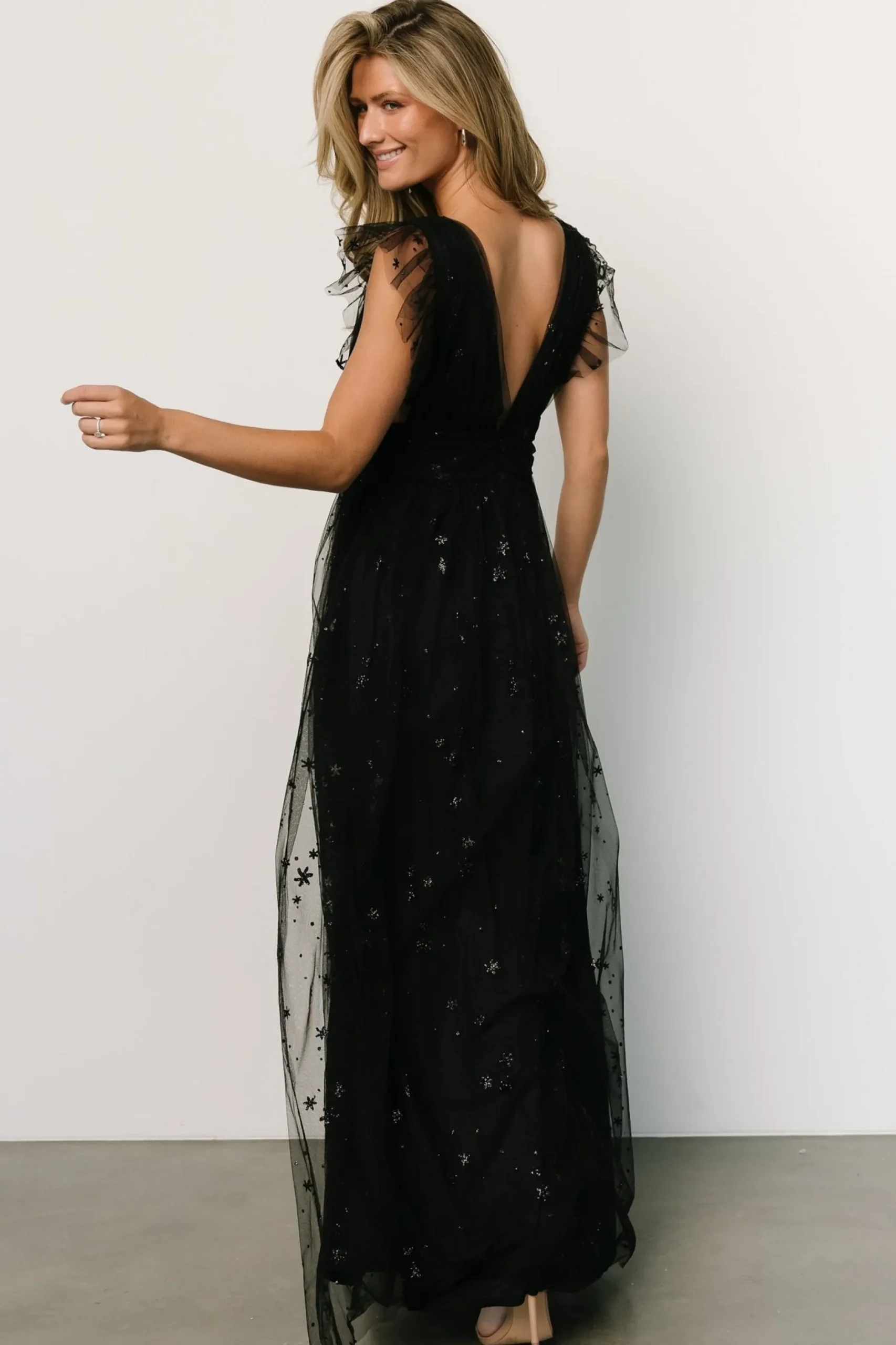 Discount Nova Shimmer Maxi Dress | tulle styles