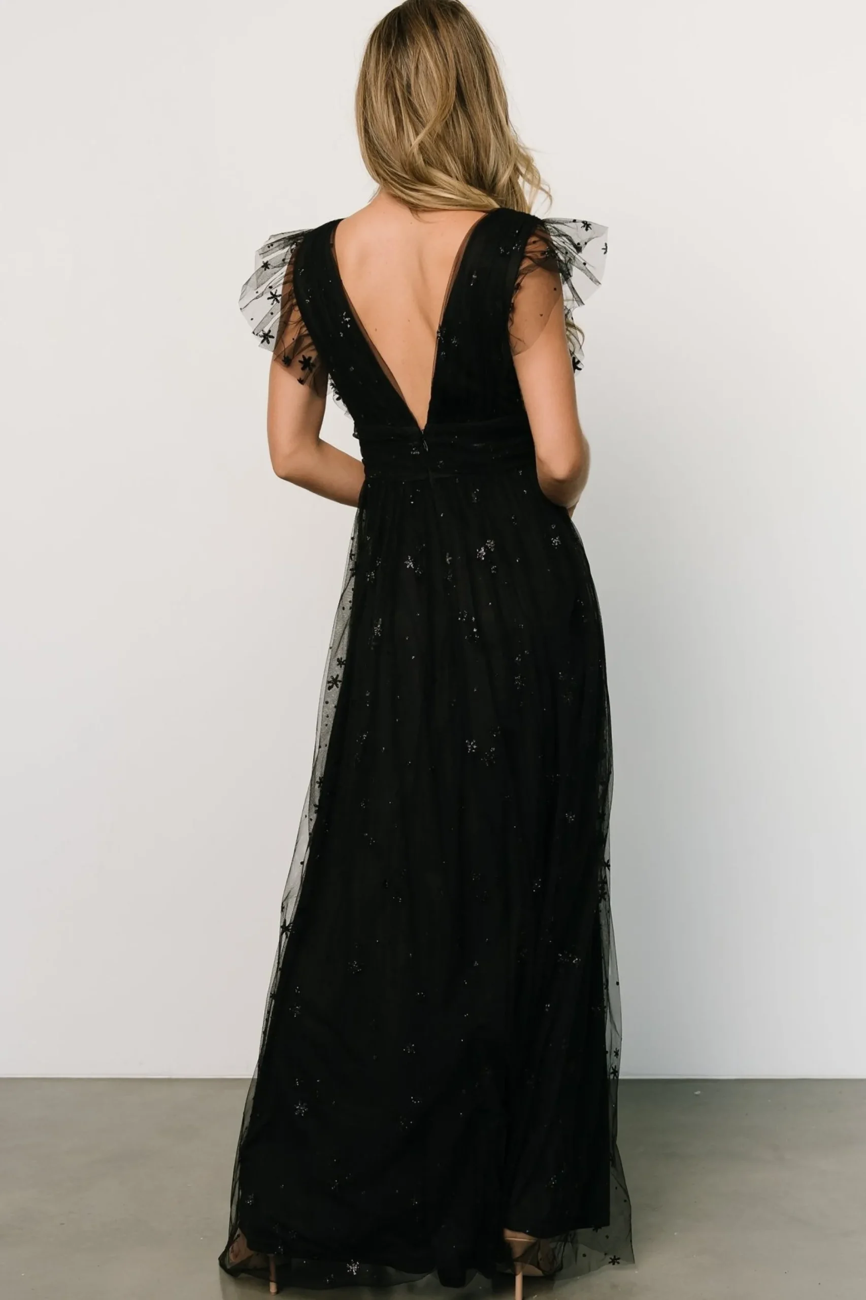 Discount Nova Shimmer Maxi Dress | tulle styles