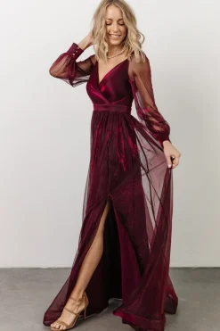 Online Octavia Shimmer Gown | embellished + sequined