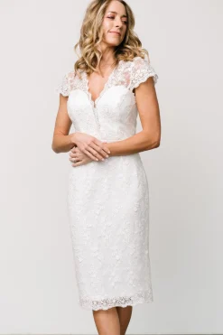 Store Oriana Embossed Shimmer Midi Dress | embellished + sequined