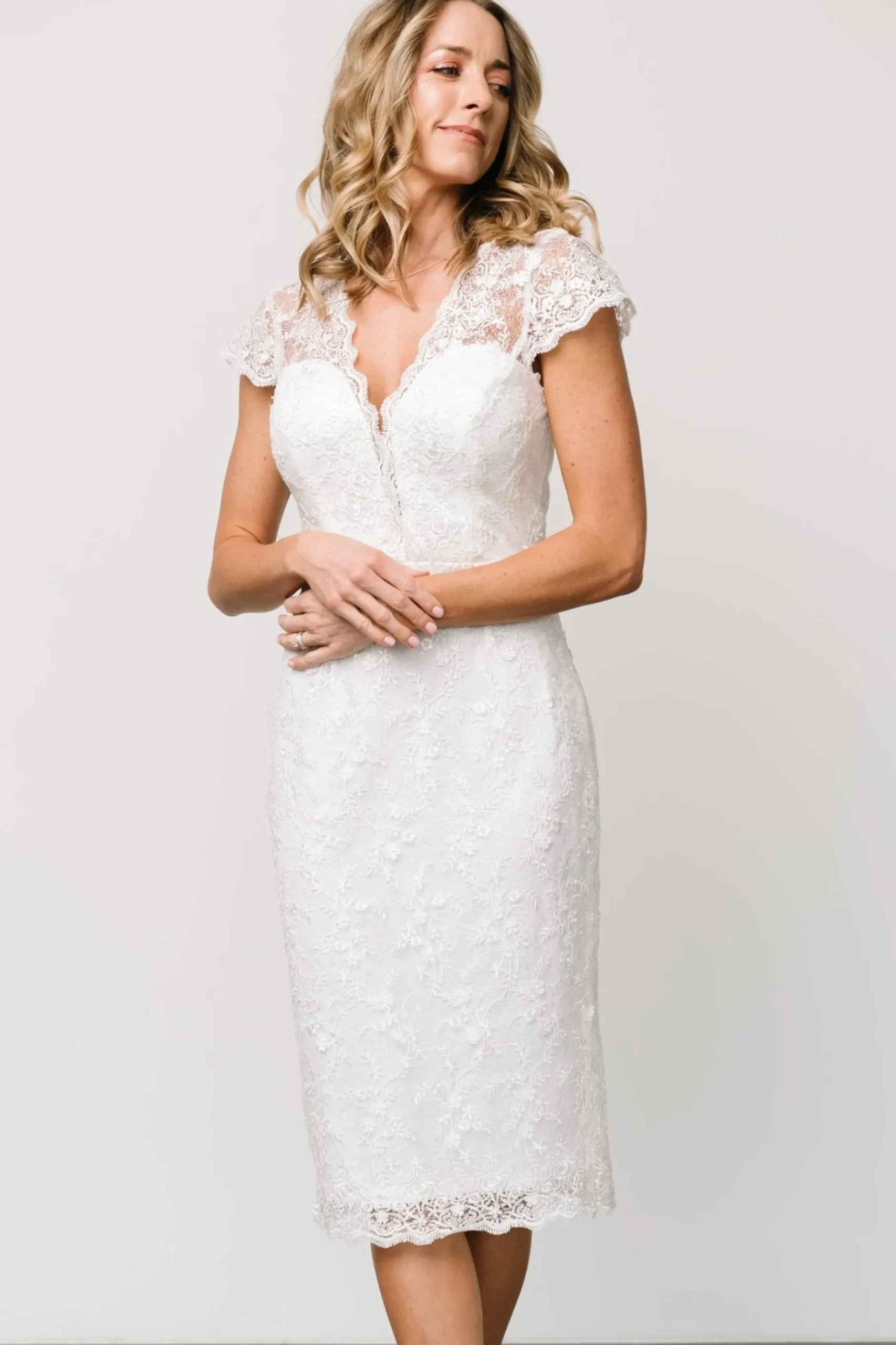 Store Oriana Embossed Shimmer Midi Dress | embellished + sequined