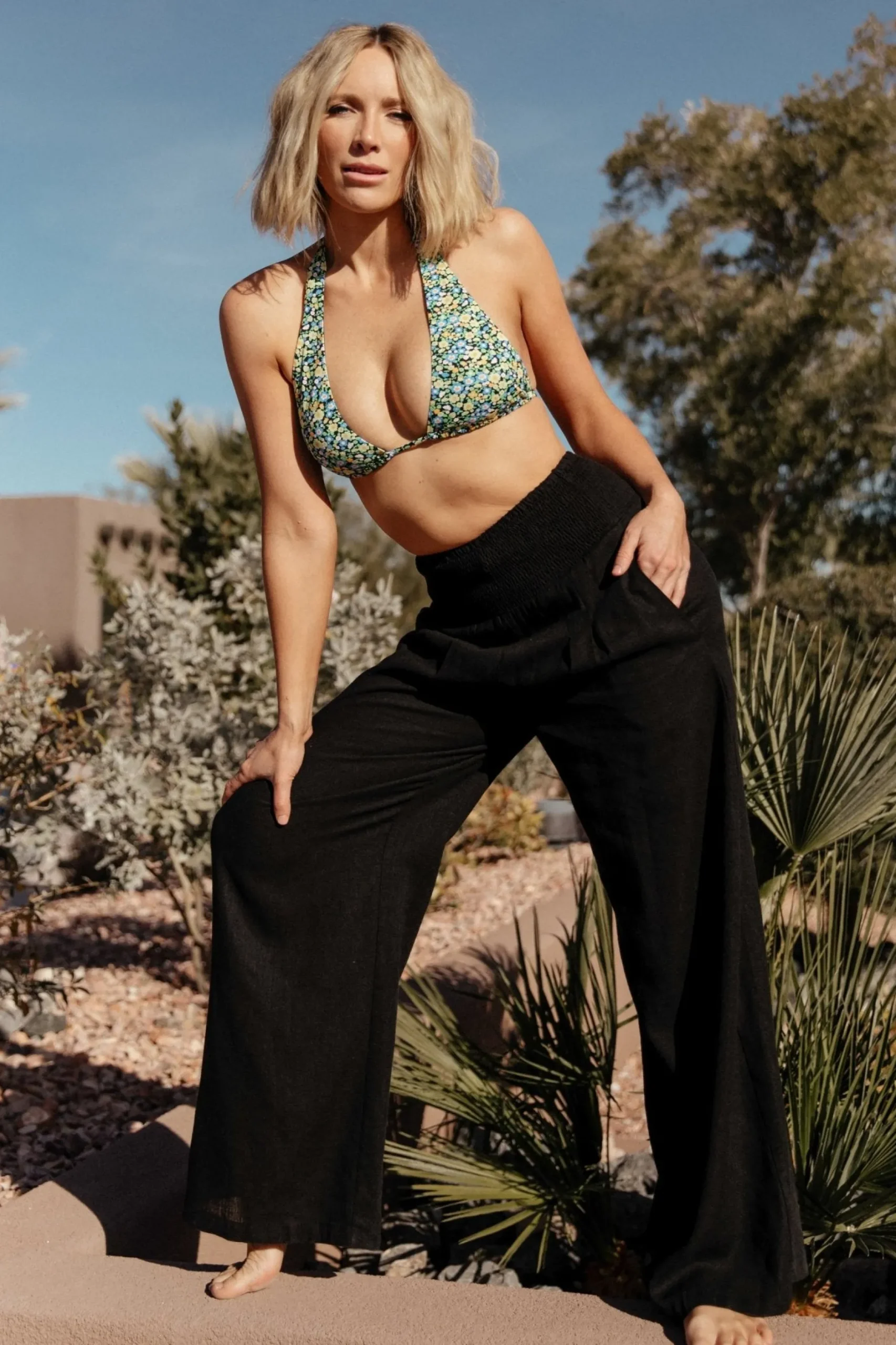 Best Sale Parvati Smocked Waist Pants | BOTTOMS | pants