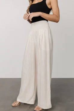 Clearance Parvati Smocked Waist Pants | BOTTOMS | pants