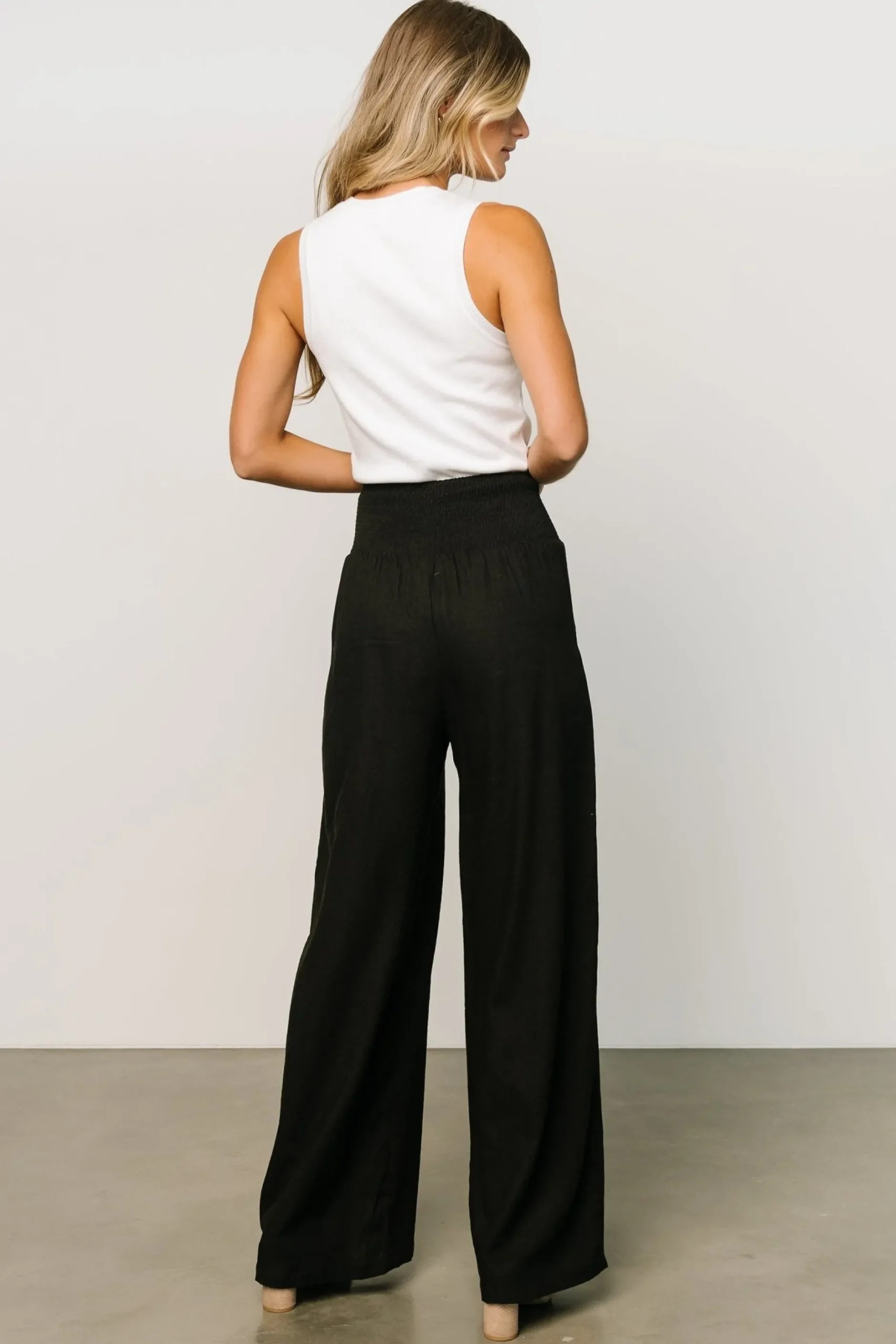 Best Sale Parvati Smocked Waist Pants | BOTTOMS | pants