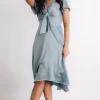 Store Poppy Satin Midi Dress | SALE