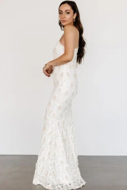 Store Porscha One Shoulder Gown | embellished + sequined