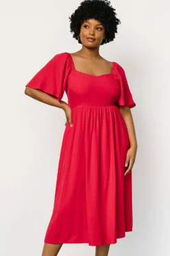 Shop Raquel Back Tie Midi Dress | midi dresses