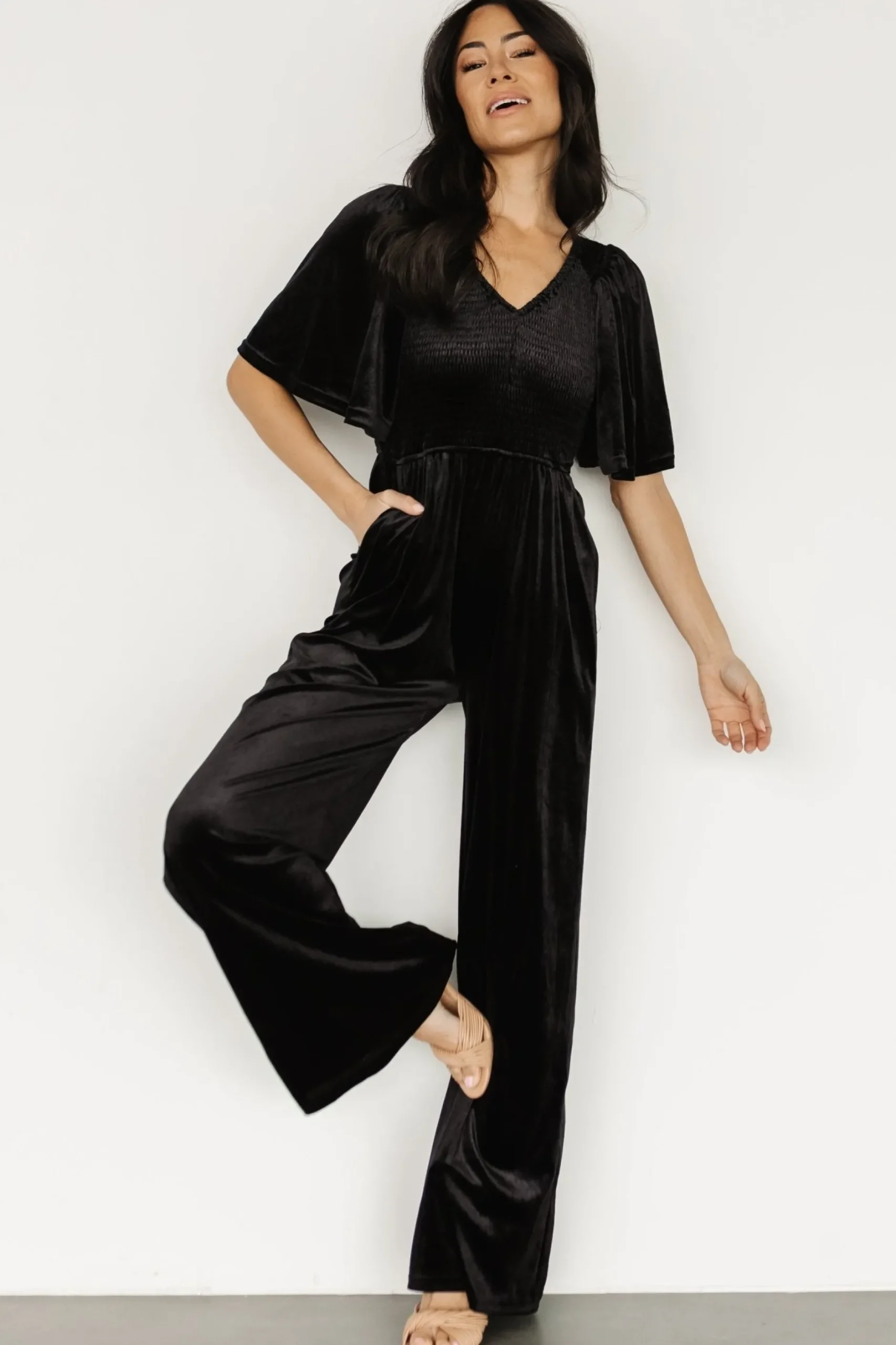 Shop Regent Velvet Jumpsuit | SALE